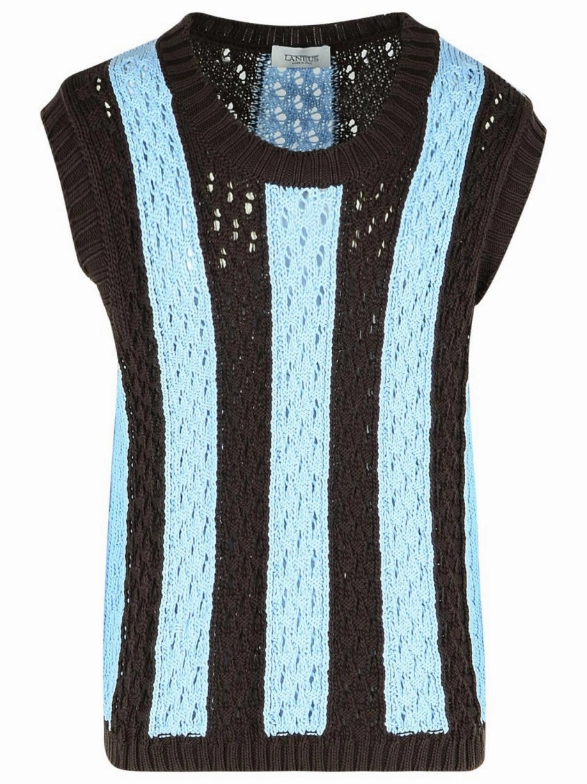 Light Blue Cotton Vest