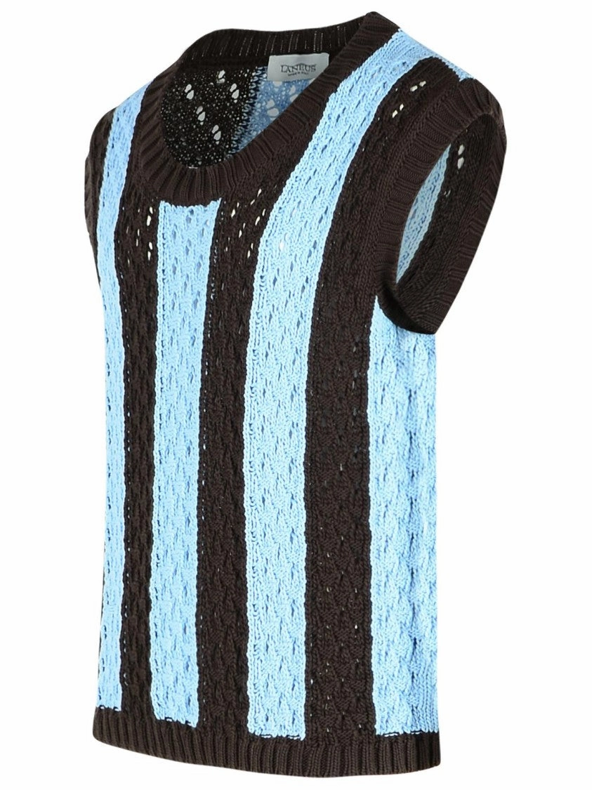 Light Blue Cotton Vest