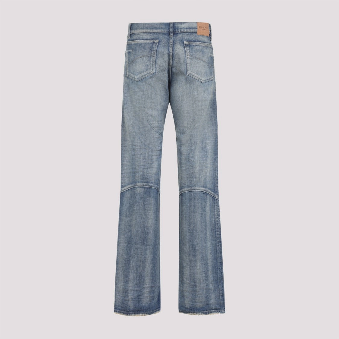 Light Blue Fitted Low Waist Denim Jeans