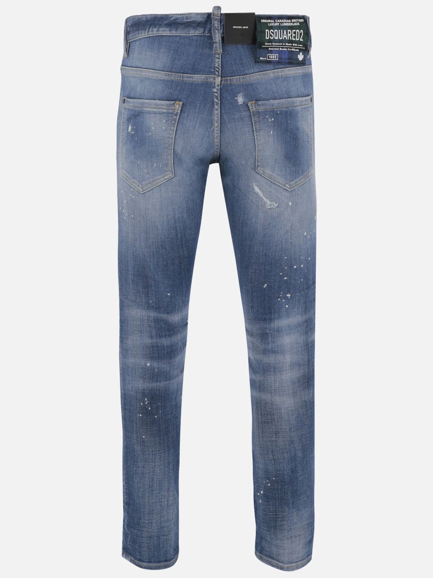 Light Heritage Stretch Cotton Blend Jeans