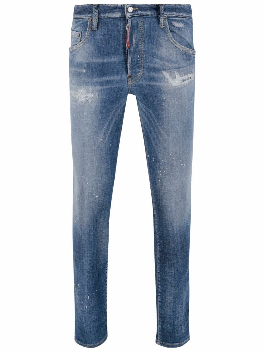 Light Heritage Stretch Cotton Blend Jeans