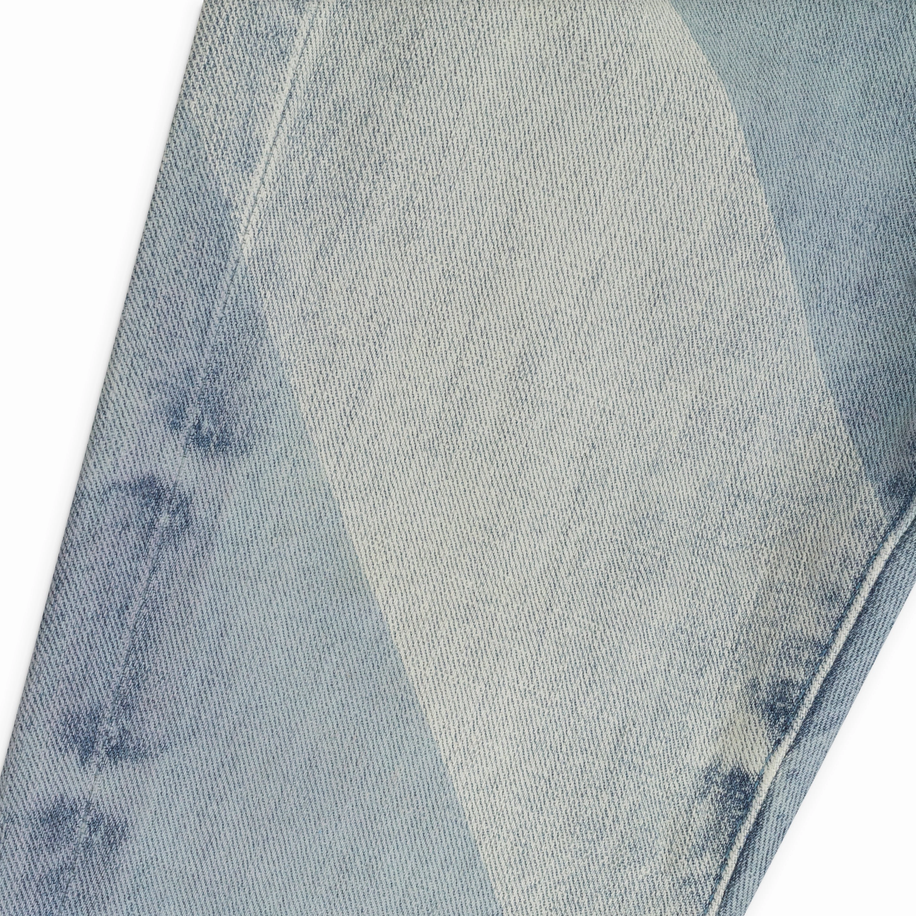 LIGHT MULTI DARK COLOR COATED DIAGONAL Indigo SKINNY JEANS