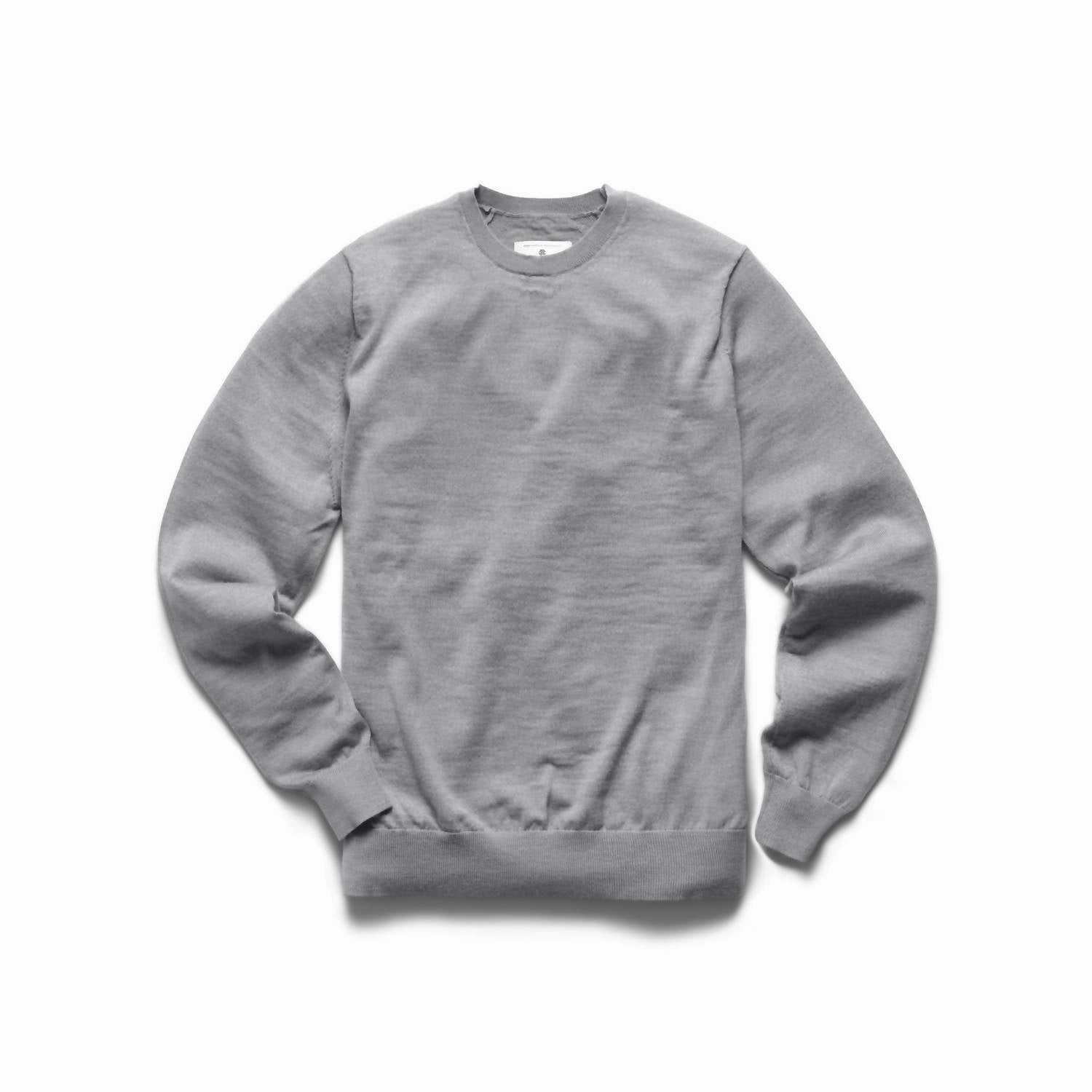 Lightweight Harry Crewneck In Heather Grey