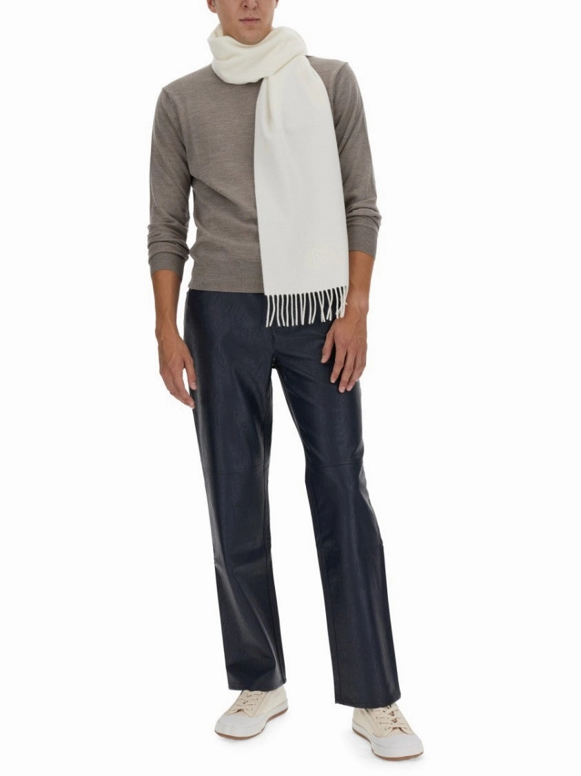 Logo-Embellished Virgin Wool Jersey With Classic Crew Neck