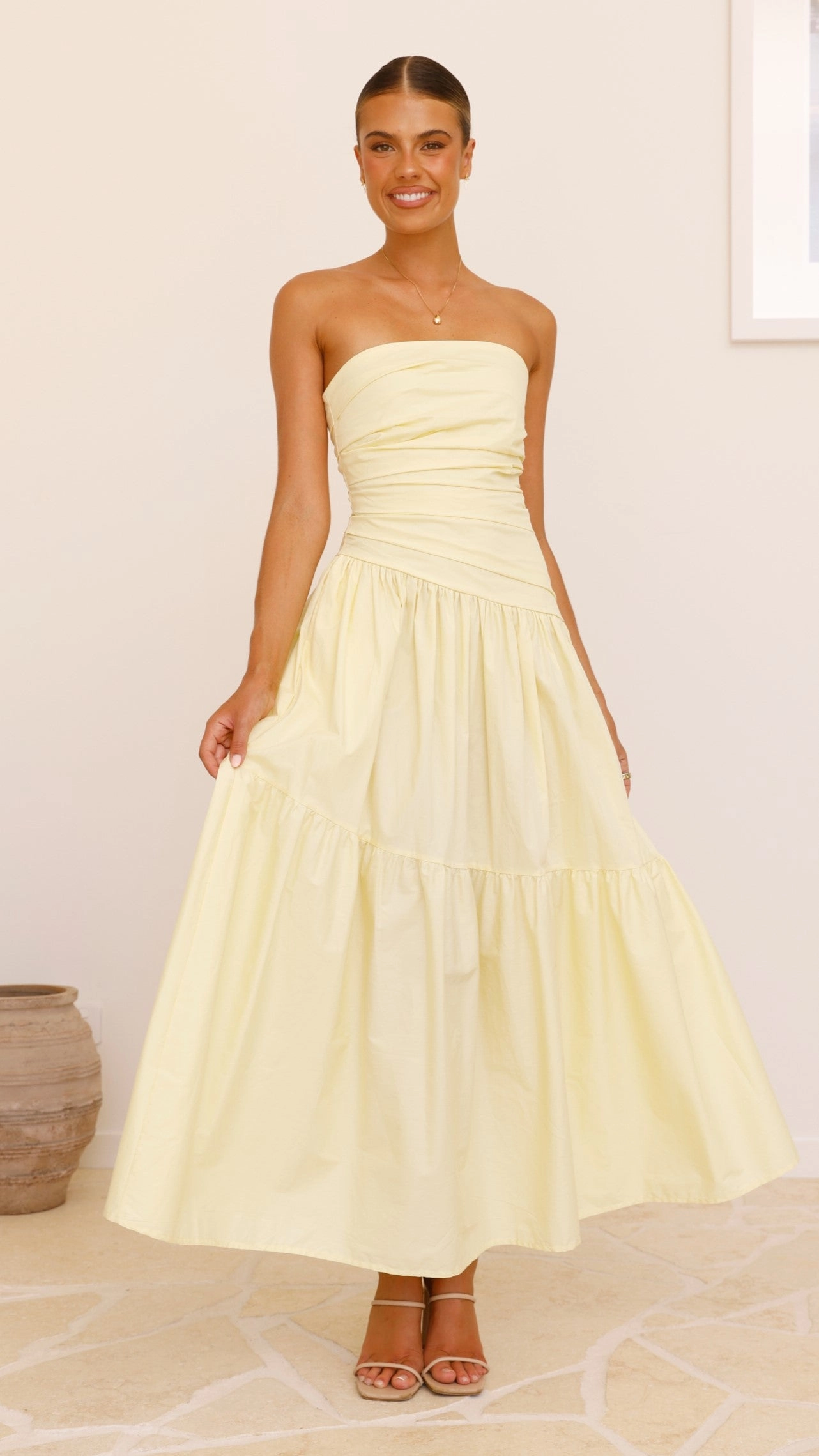 Lola Maxi Dress - Yellow