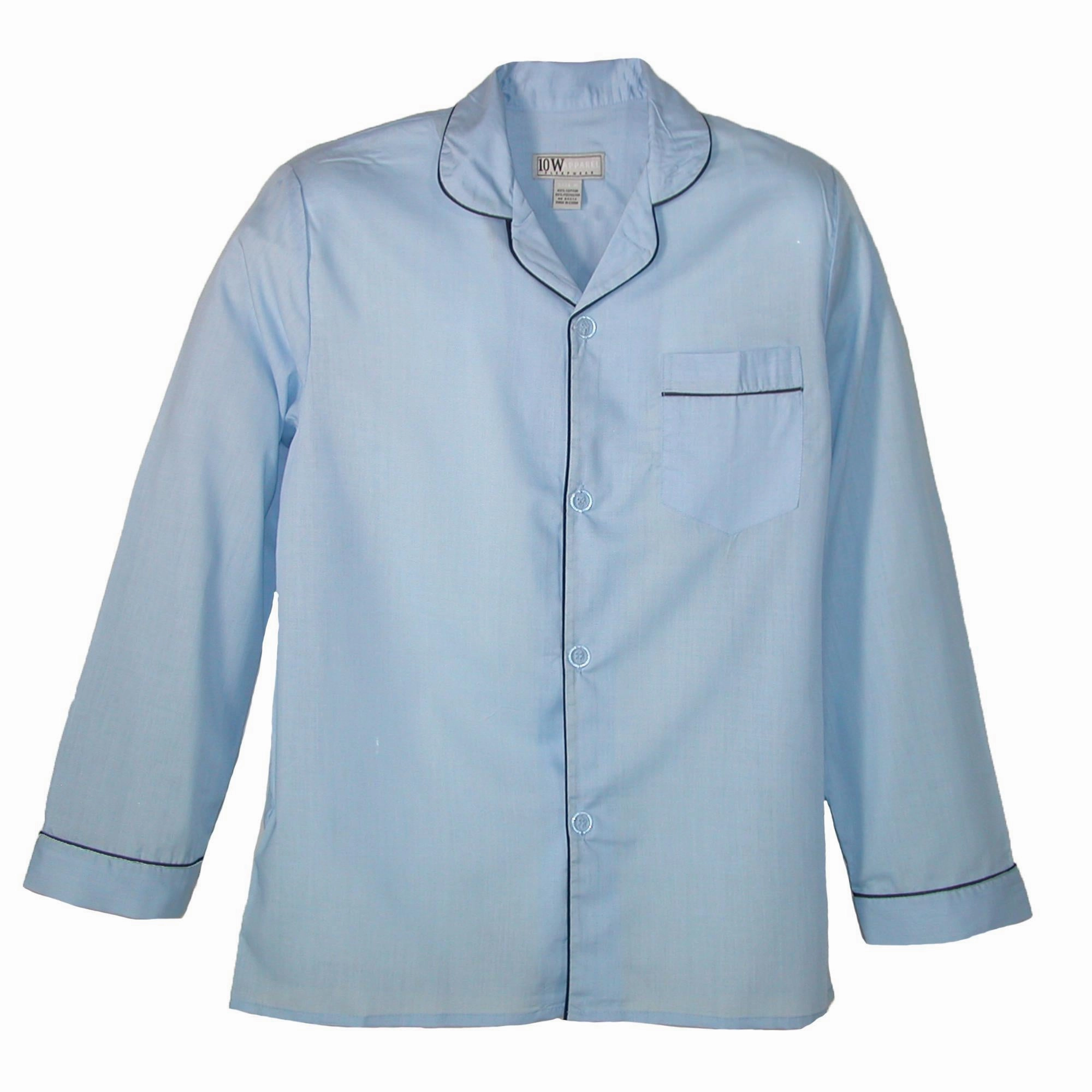 Long Sleeve Long Leg Solid Pajama Set