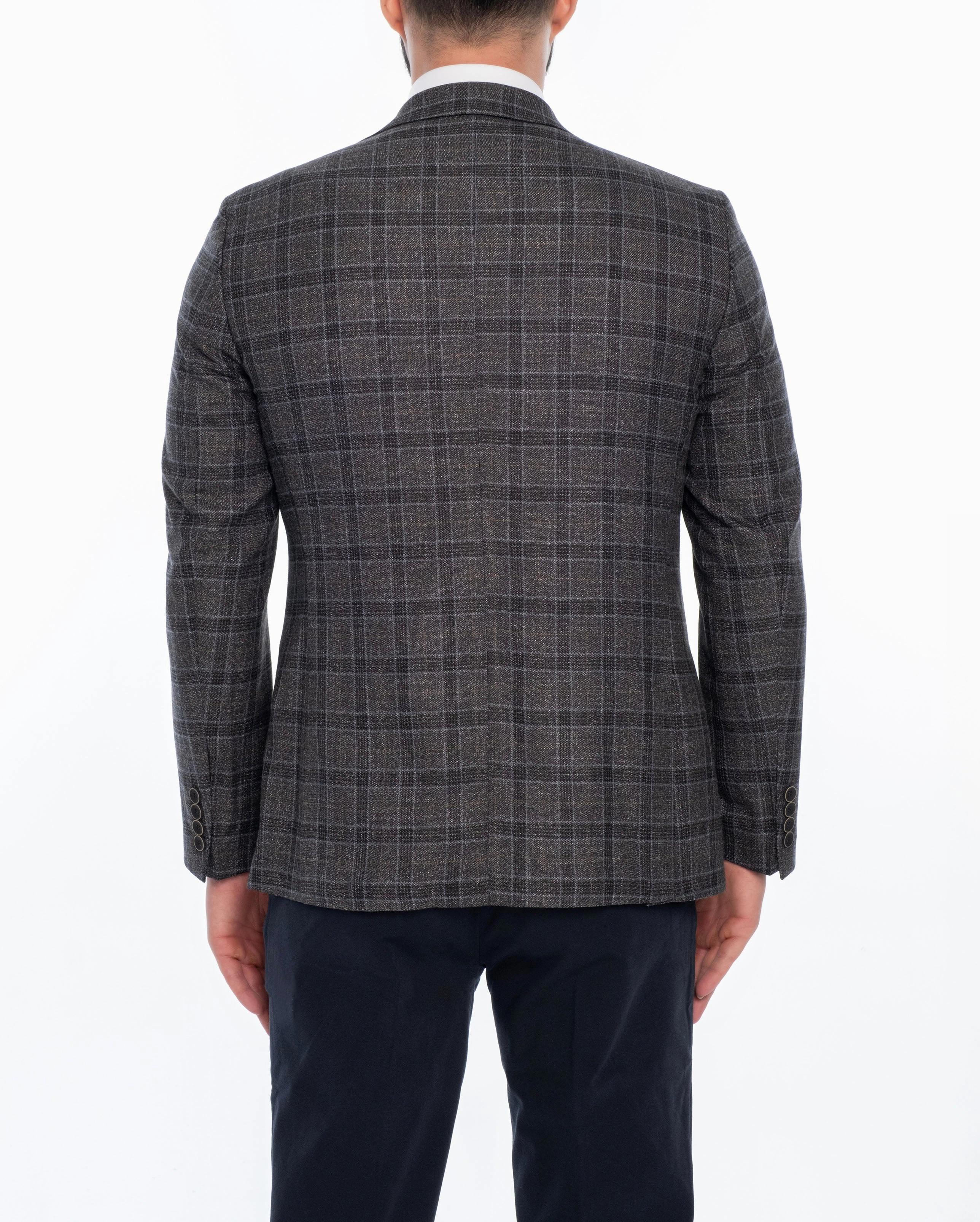 LORENZO REGULAR FIT PLAID SPORT COAT