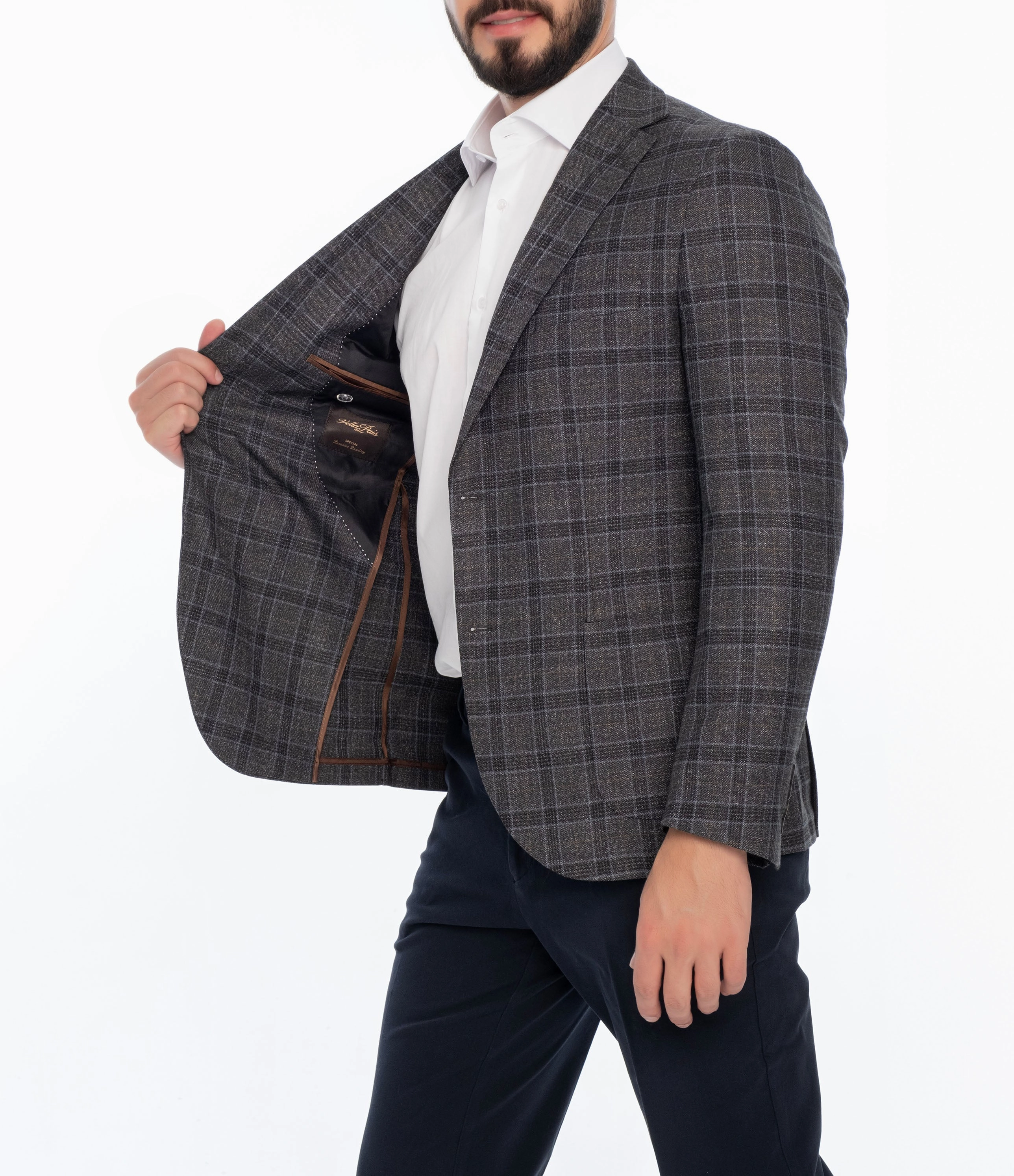 LORENZO REGULAR FIT PLAID SPORT COAT