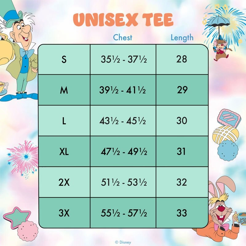 Loungefly x Disney Alice in Wonderland Unbirthday Unisex T-Shirt