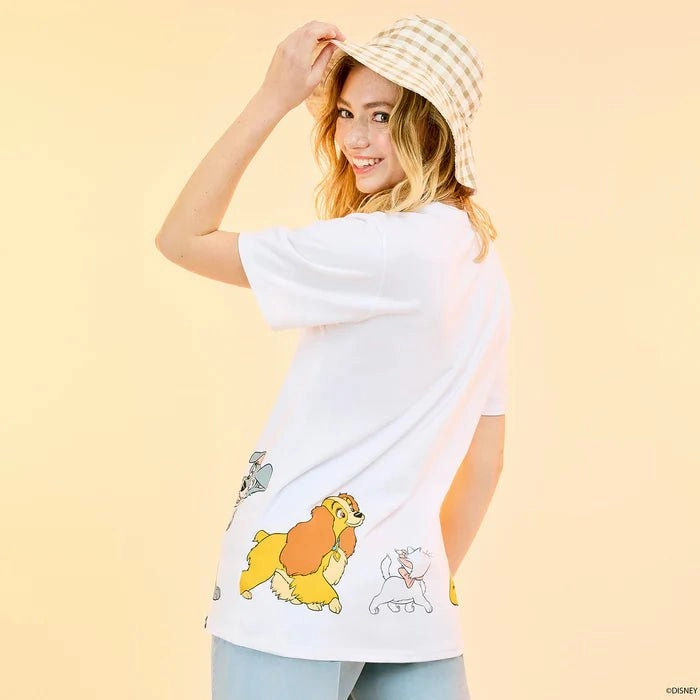 Loungefly x Disney Dogs & Cats Unisex Tee