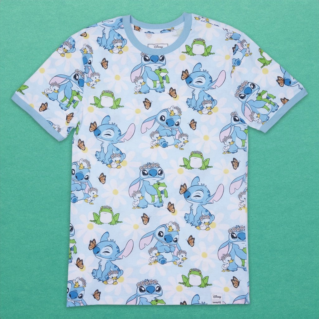 Loungefly x Disney Lilo and Stitch Springtime Unisex T-Shirt