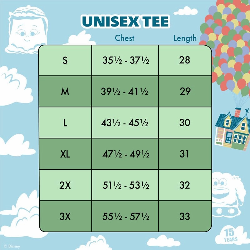 Loungefly x Disney Pixar Up 15th Anniversary Balloon House Unisex T-Shirt