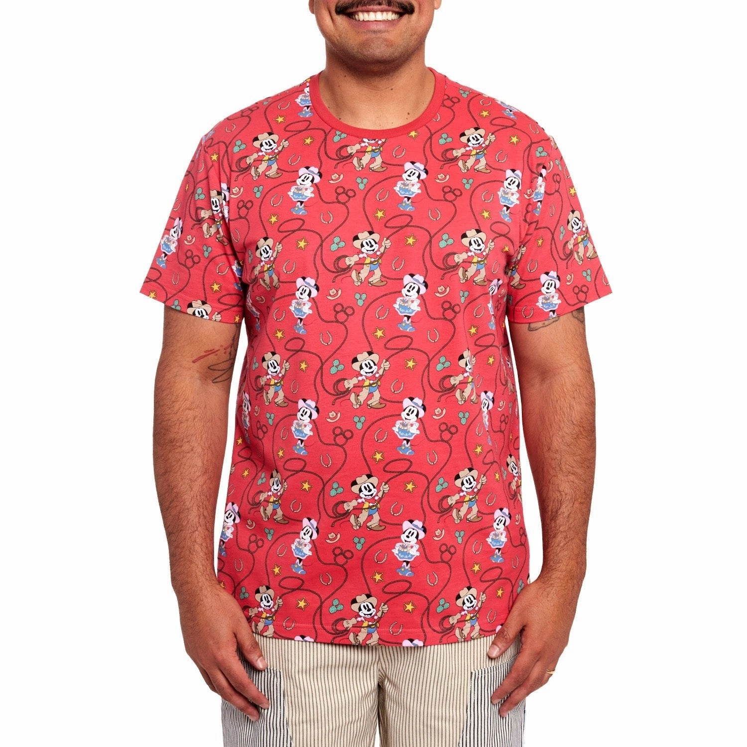 Loungefly x Disney Western Mickey and Minnie Unisex T-Shirt