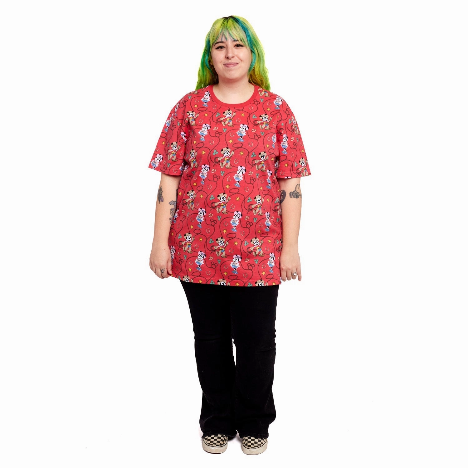 Loungefly x Disney Western Mickey and Minnie Unisex T-Shirt