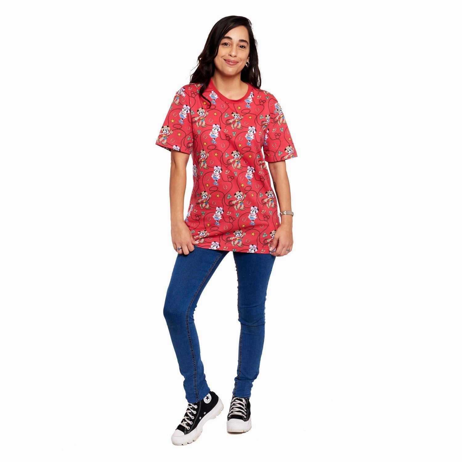 Loungefly x Disney Western Mickey and Minnie Unisex T-Shirt