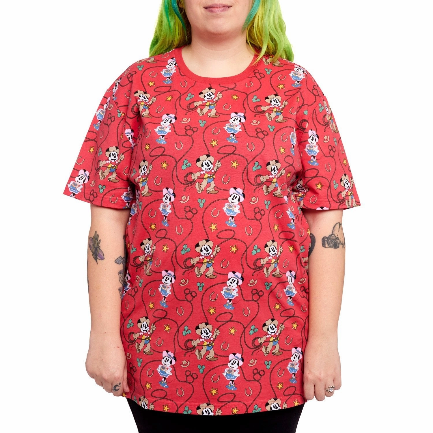 Loungefly x Disney Western Mickey and Minnie Unisex T-Shirt
