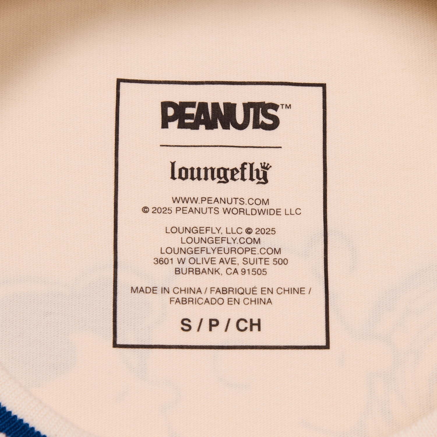 Loungefly x Peanuts Classic Baseball Tee