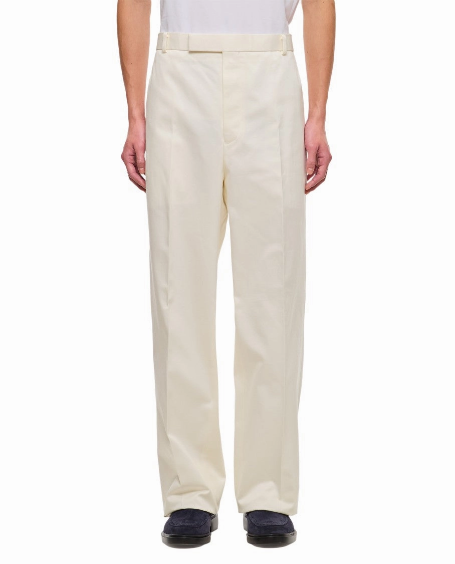 Low Rise Beltloop Cotton Trouser