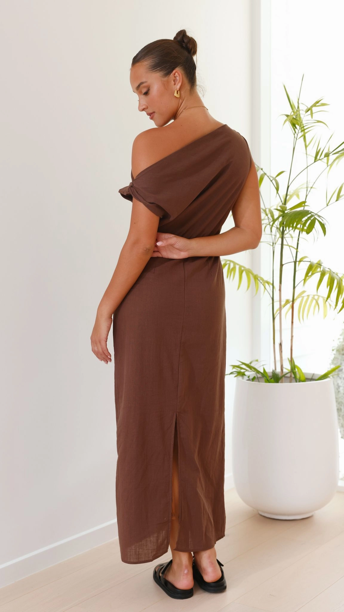 Luci Maxi Dress - Brown