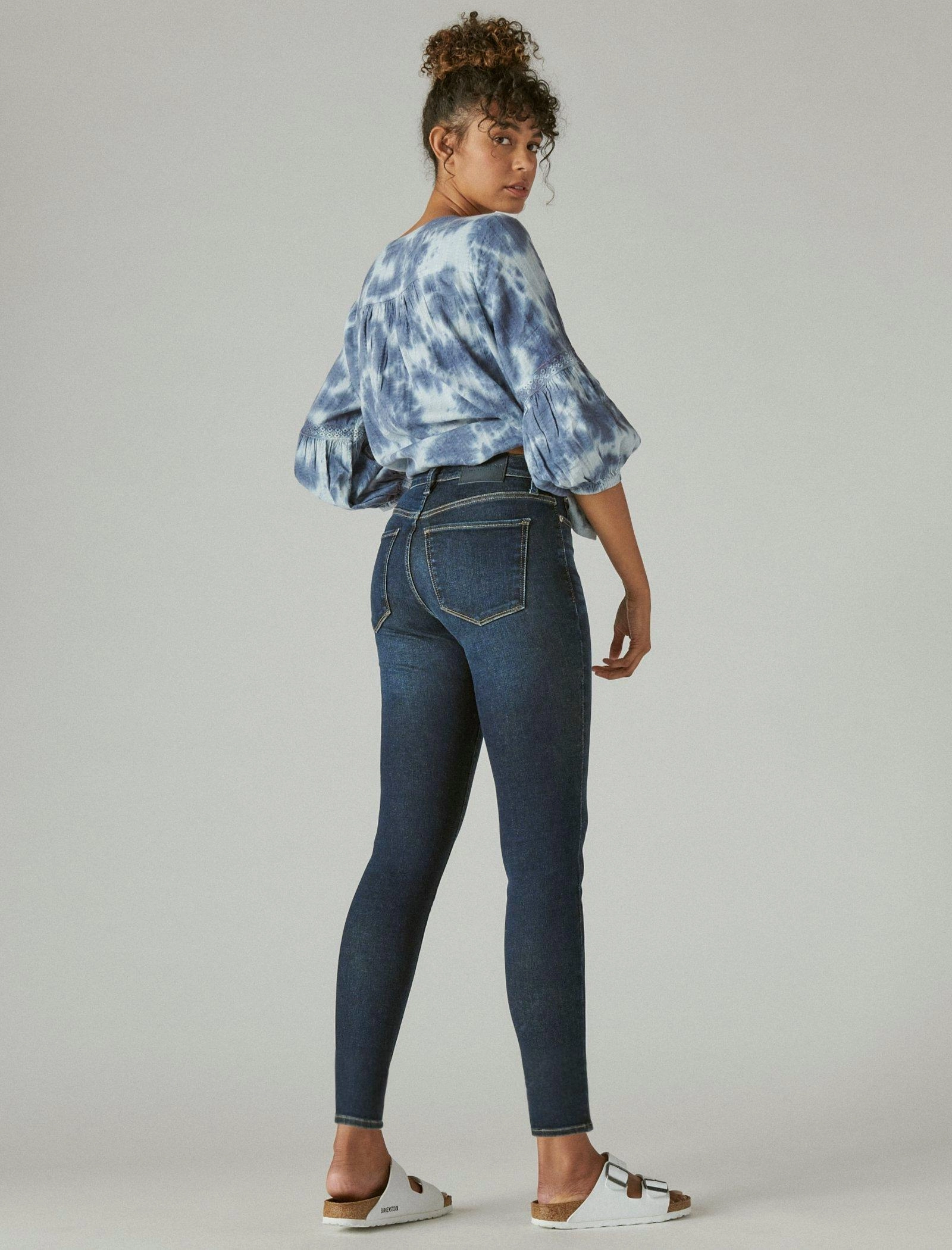 Lucky Brand Women's High Rise Curvy Skinny