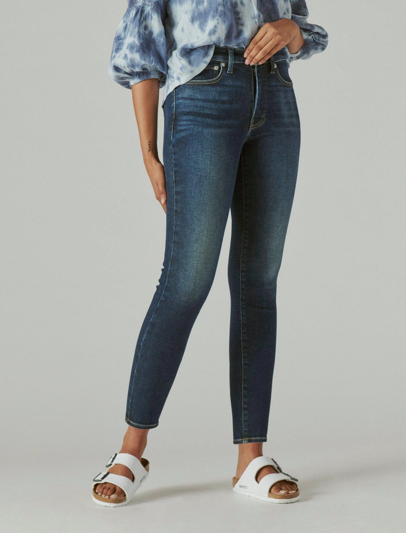 Lucky Brand Women's High Rise Curvy Skinny
