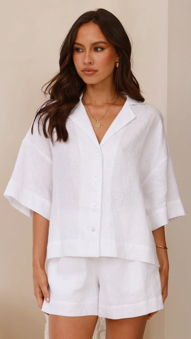 Luna Shorts - White