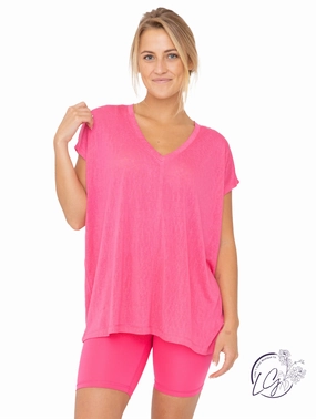 Lux Relaxed V-Neck Tee affordable athletic pants for men