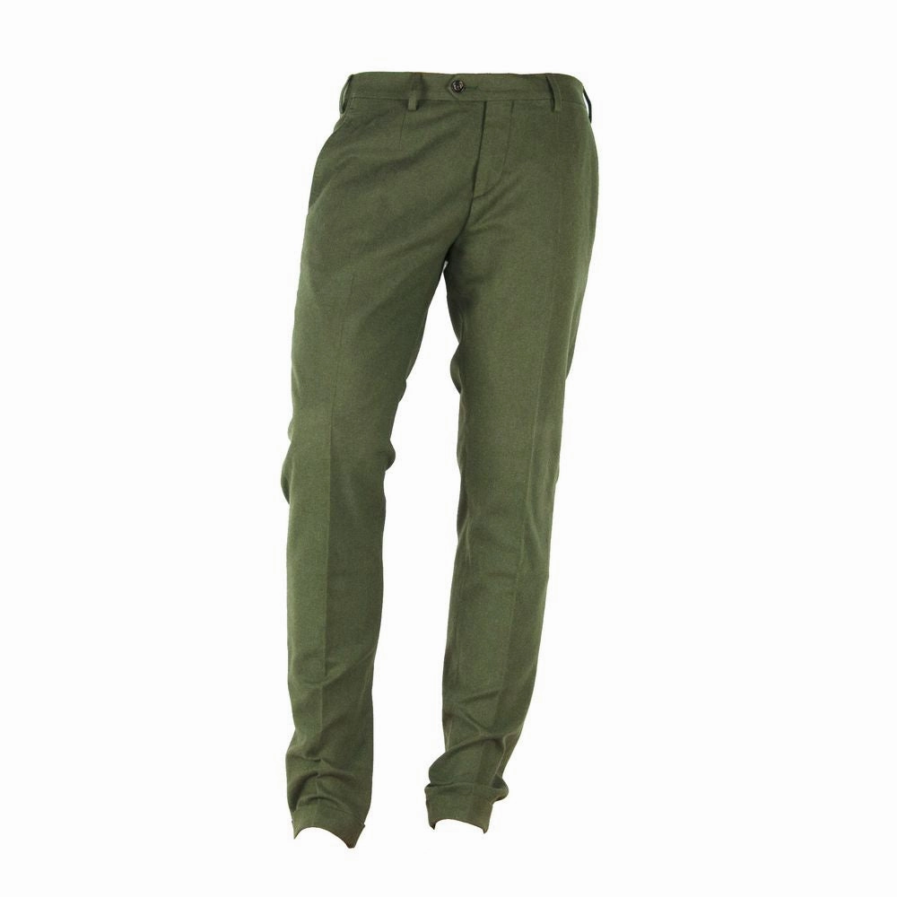 Made in Italy Elegant Winter Cotton Men's Pants
