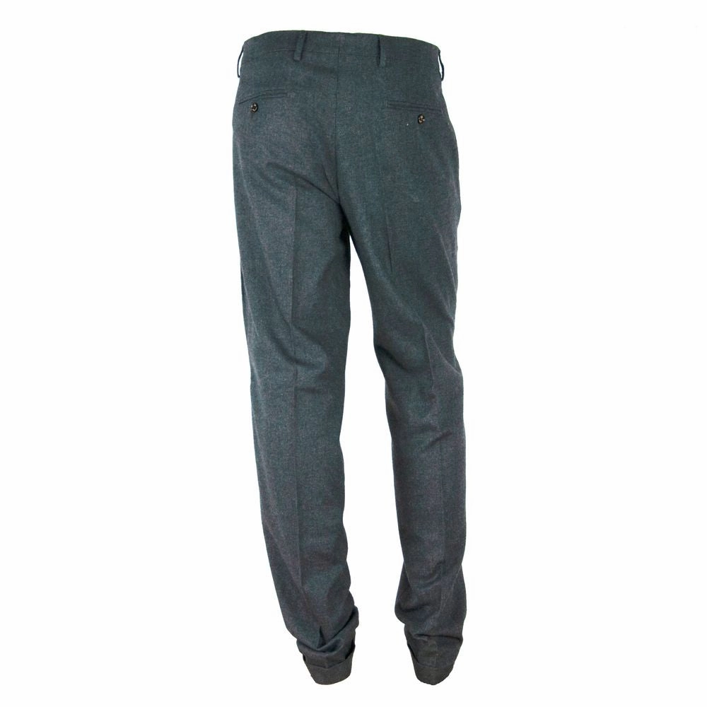 Made in Italy Elegantly Tailo  Winter Men's Trousers