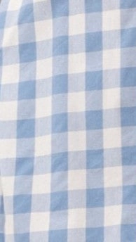 Mahalie Shorts - Sky Blue Check