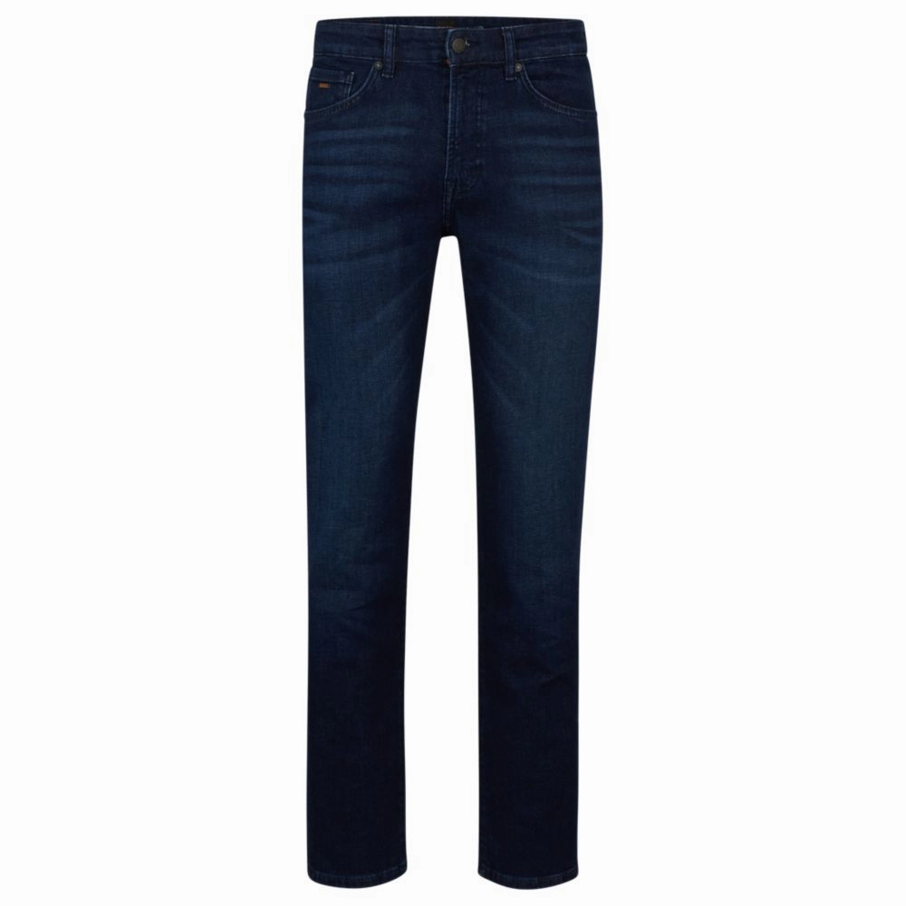 Maine Regular-fit jeans in dark-blue comfort-stretch denim