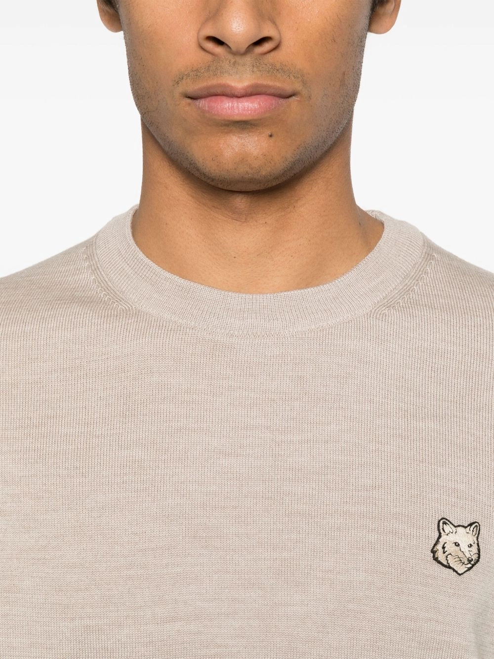 Maison Kitsune Men's' Sweaters Dove