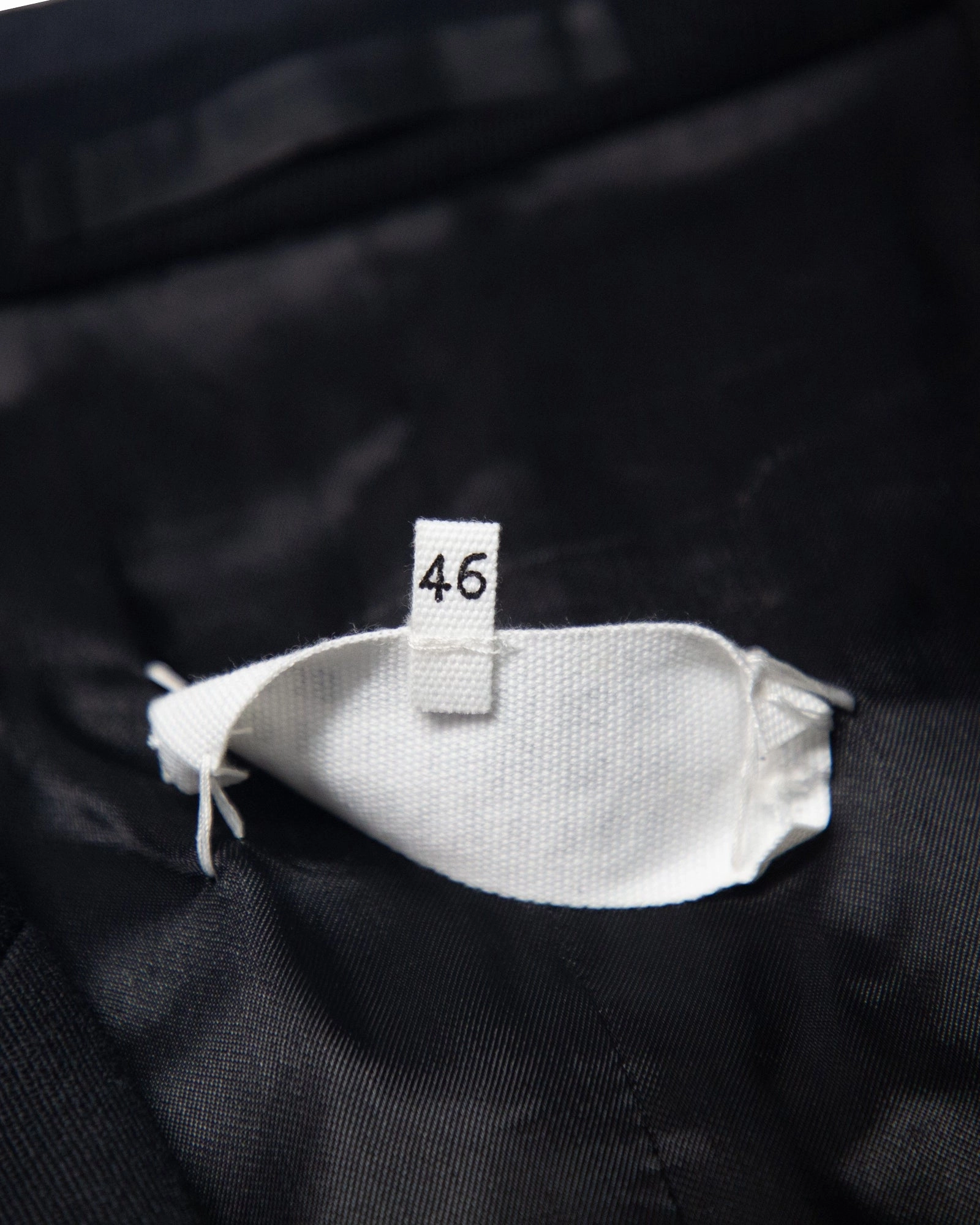 Maison Margiela Shoulder-Padded Blazer in Black Wool