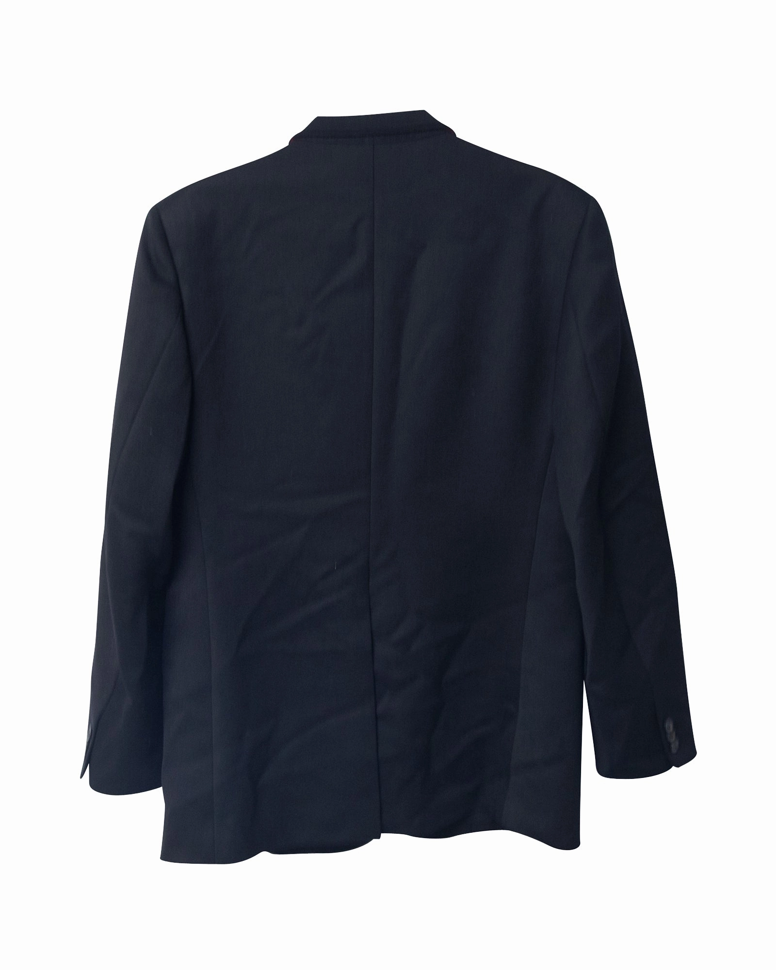 Maison Margiela Shoulder-Padded Blazer in Black Wool