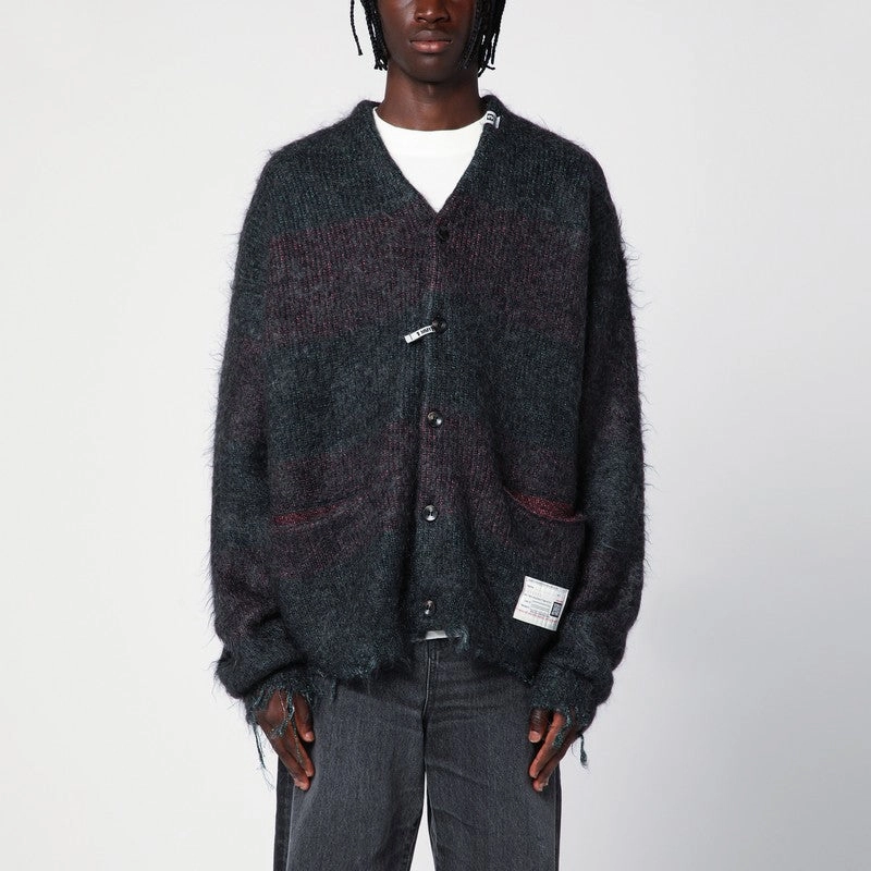 Maison Mihara Yasuhiro Men's  Cardigan In Mohair Blend