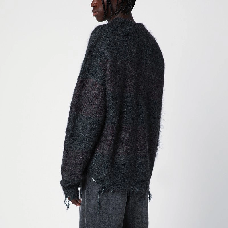 Maison Mihara Yasuhiro Men's  Cardigan In Mohair Blend