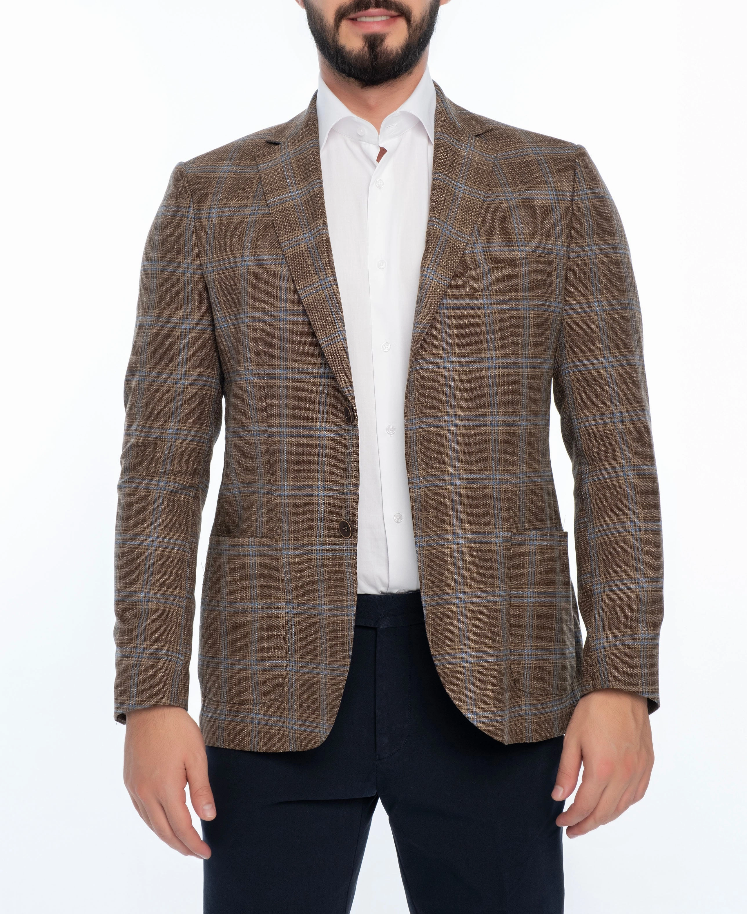MANCHESTER REGULAR FIT PLAID SPORT COAT