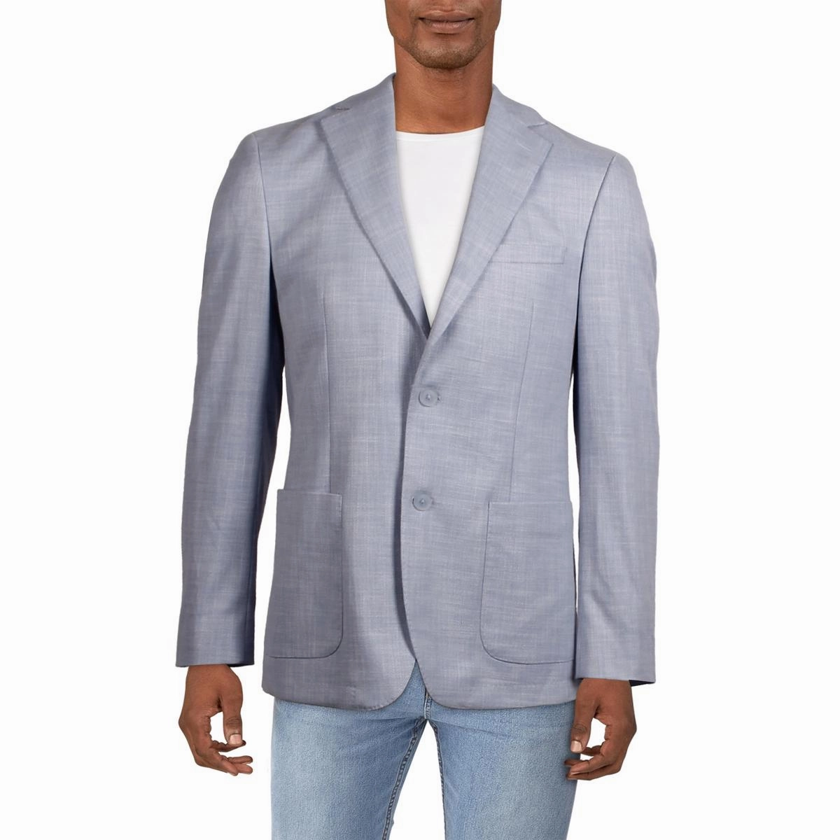 Mariano Mens Heathered Polyester Sportcoat