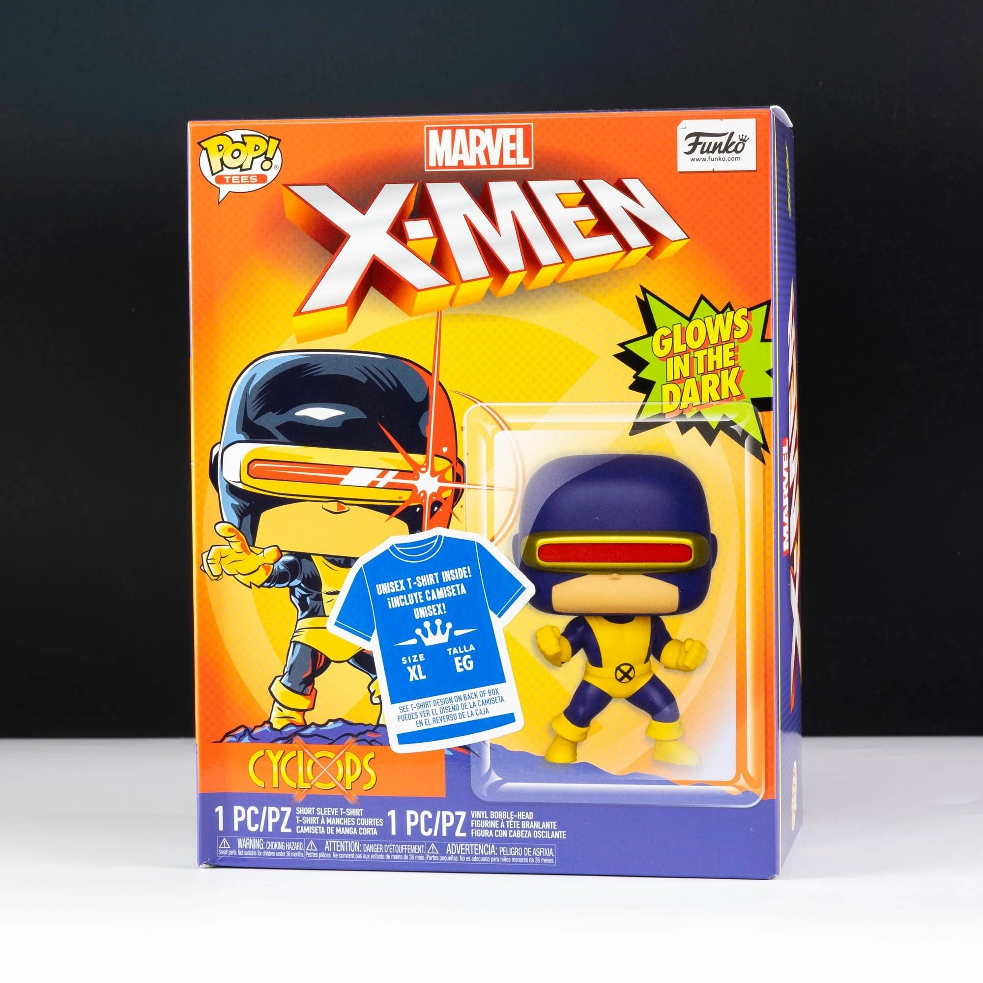 Marvel 80th X-Men Cyclops First Appearance Pop! Vinyl and Tee Set