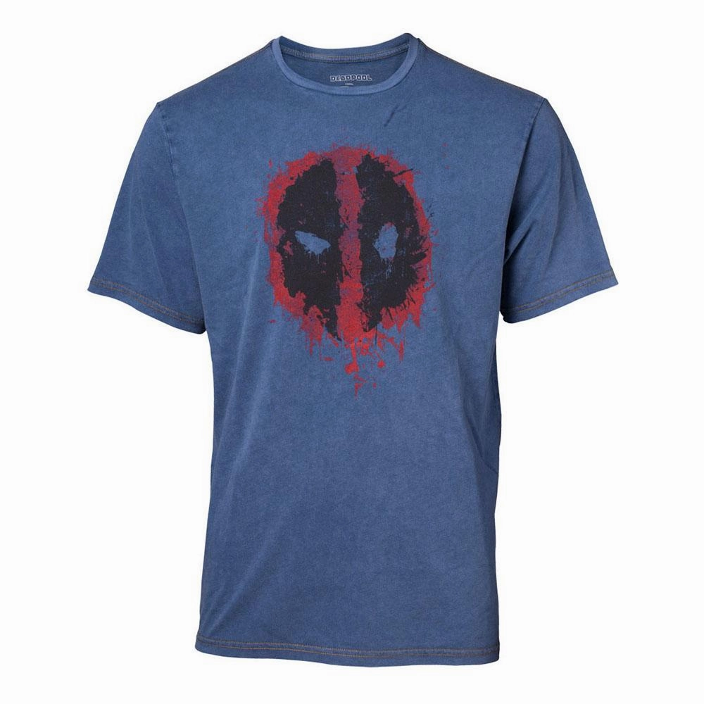 Marvel Deadpool Faux Denim Adult T-Shirt
