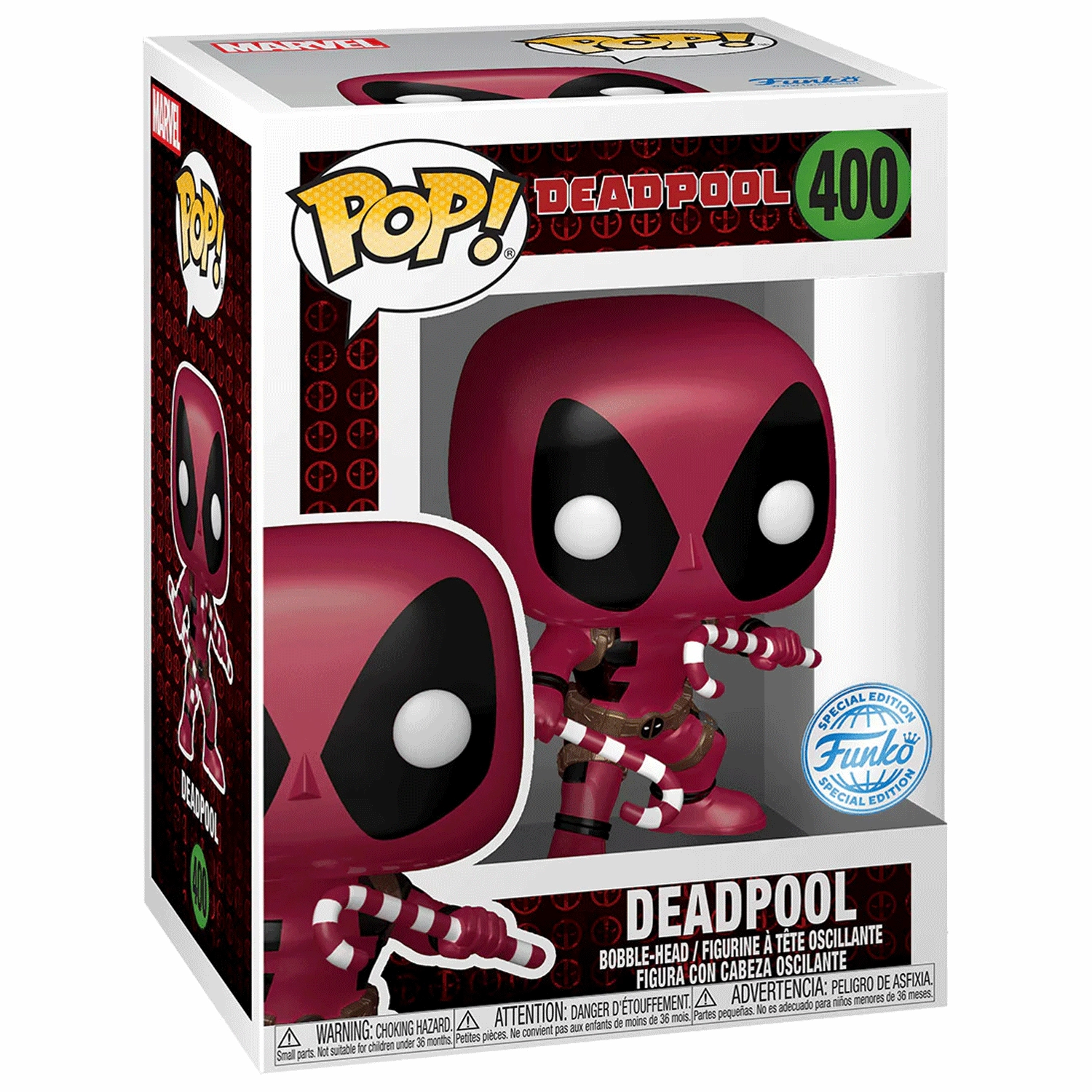 Marvel Deadpool Holiday Pop! Vinyl and Tee Set