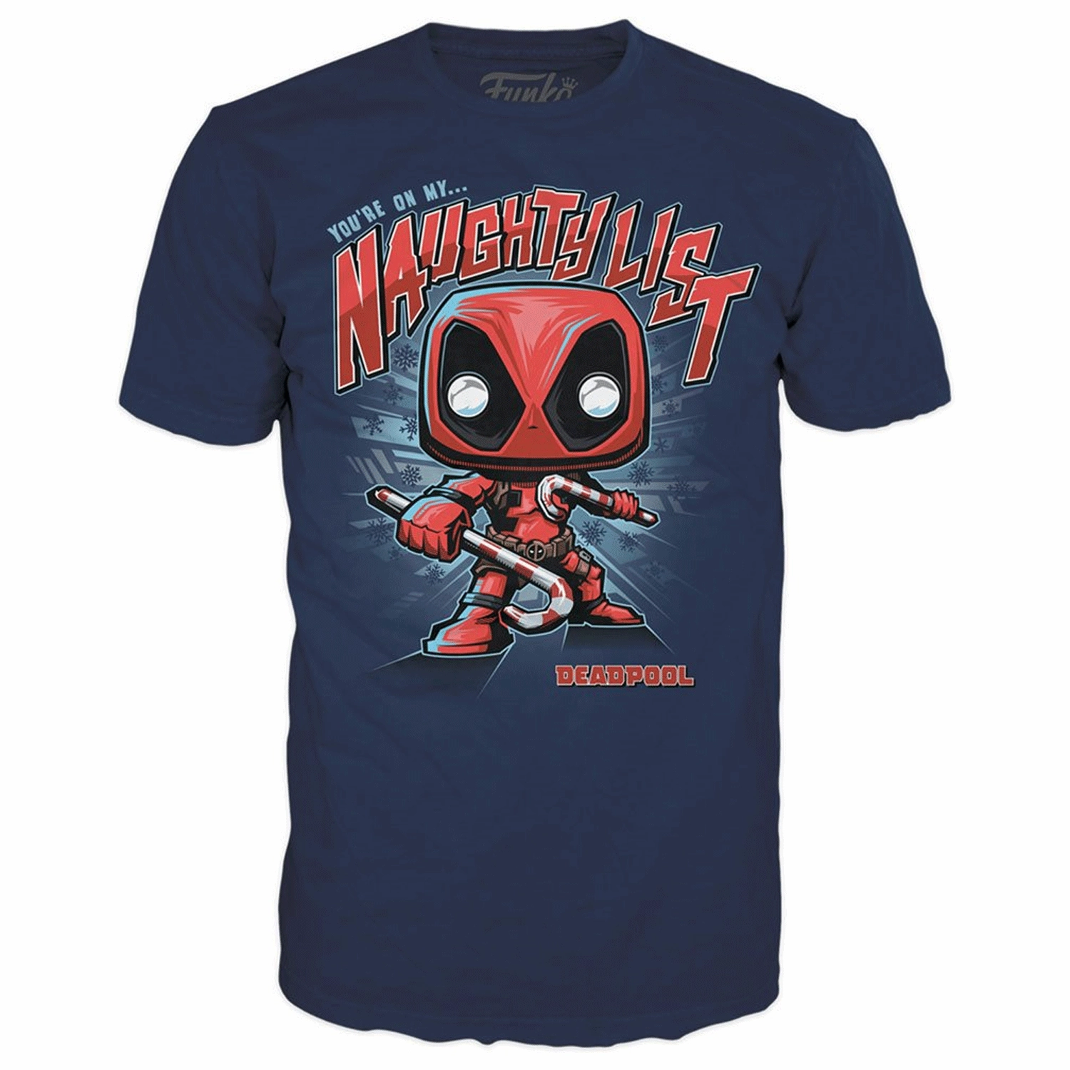 Marvel Deadpool Holiday Pop! Vinyl and Tee Set