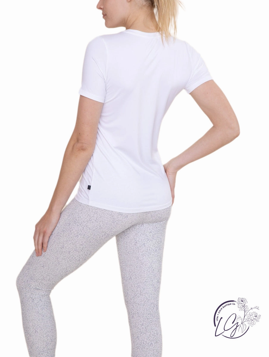 Melange Active Short Sleeve Top