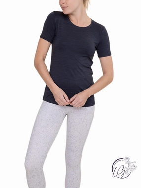 Melange Active Short Sleeve Top affordable athletic pants for men