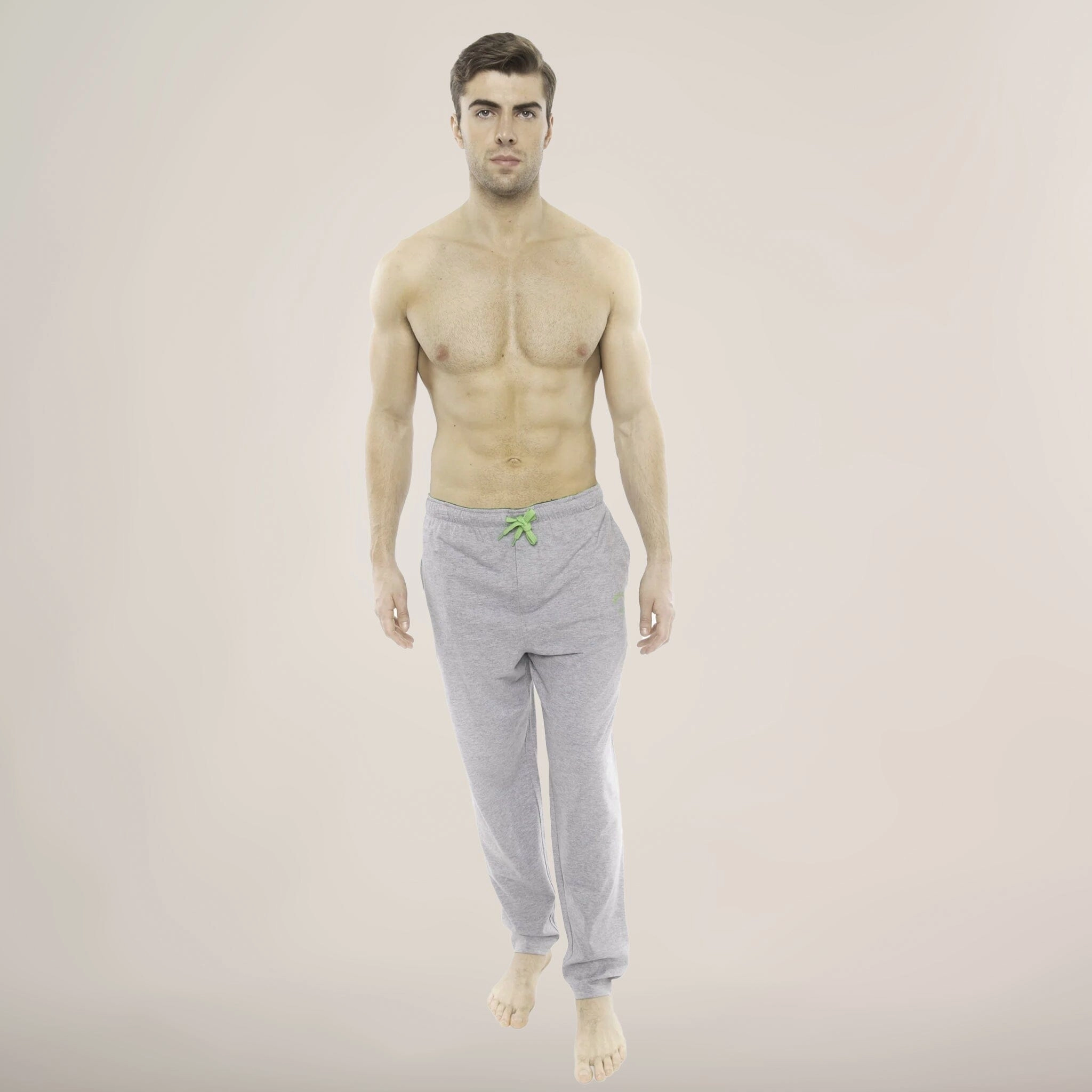 Members Only Heather Contrast Elastic Sleep Pants