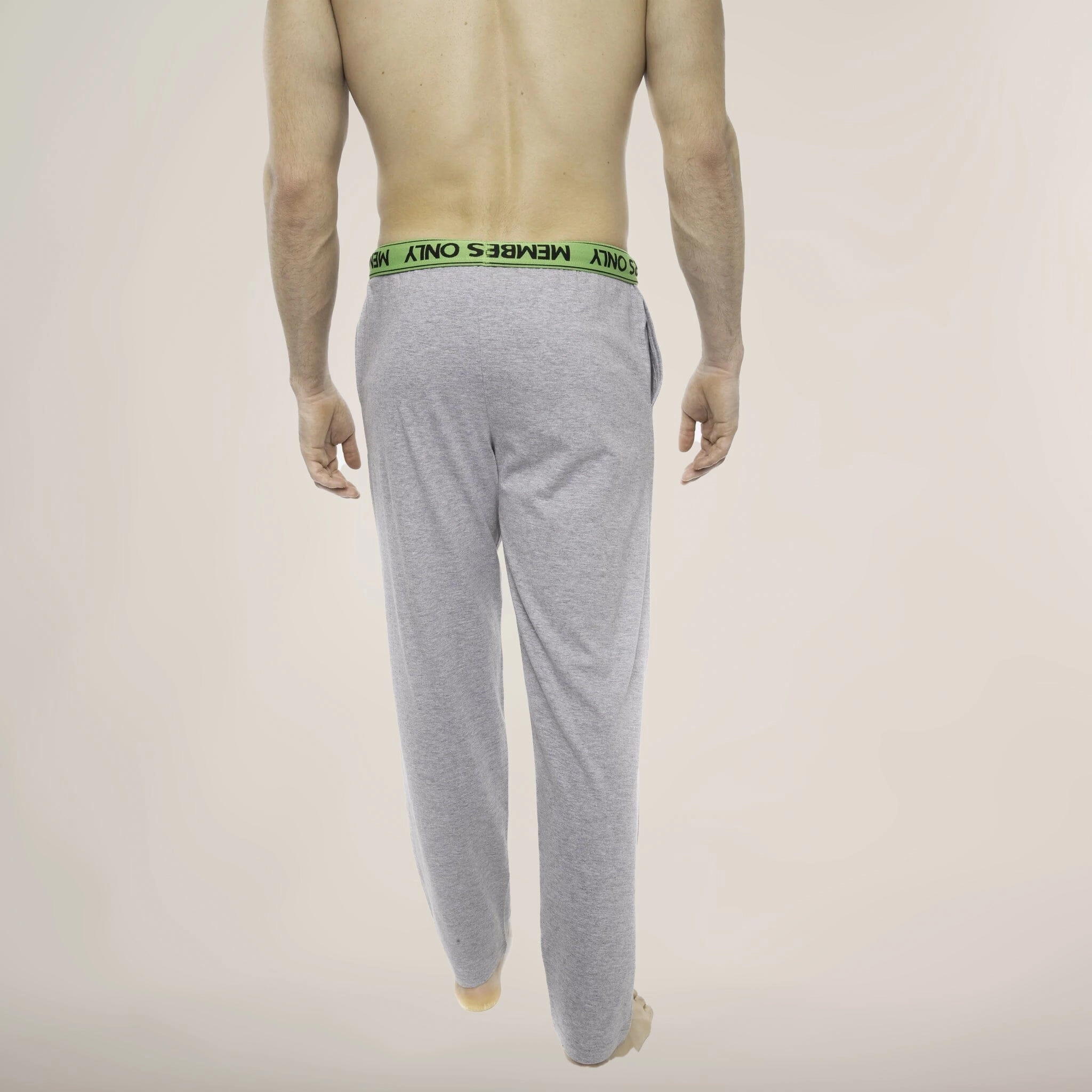 Members Only Heather Contrast Elastic Sleep Pants