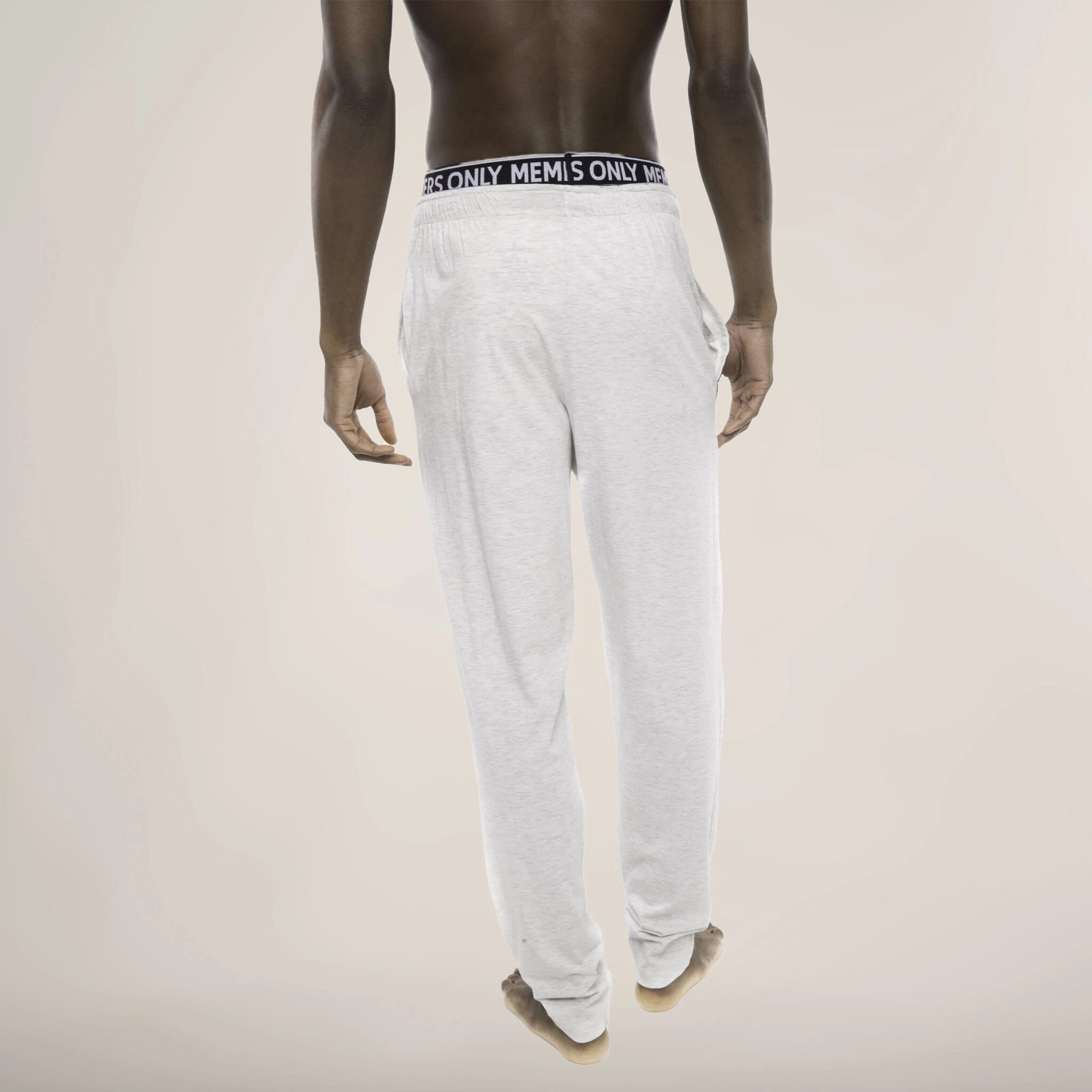 Members Only Heather Contrast Elastic Sleep Pants