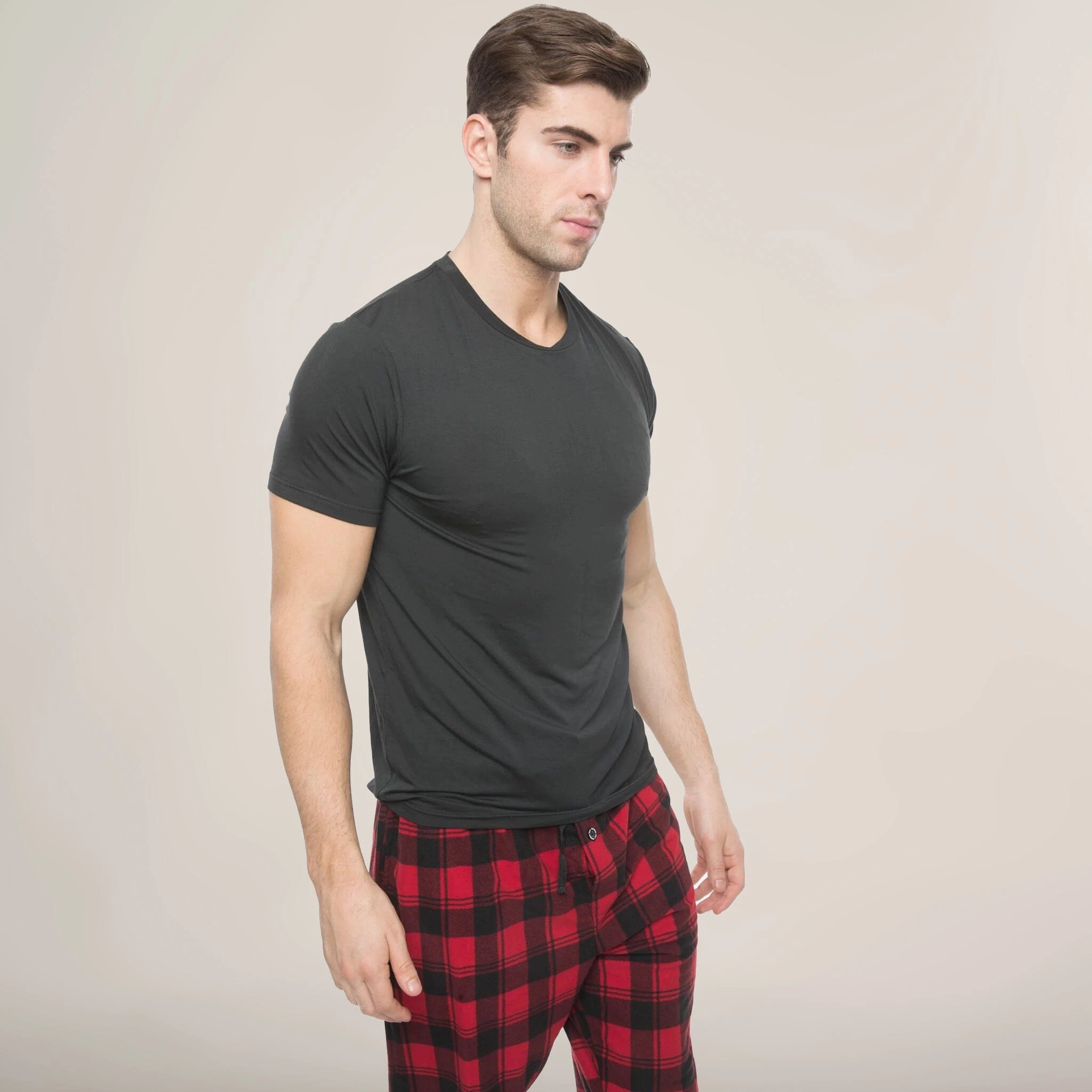 Members Only Men's 3PK Cotton V-Neck T-Shirt
