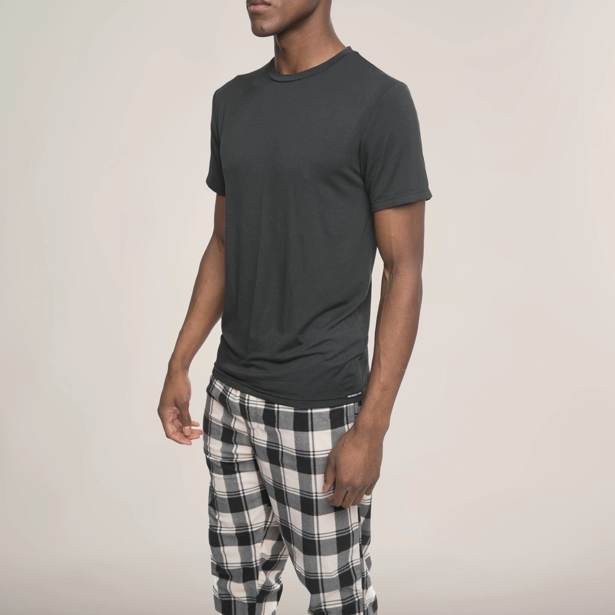Members Only Short Sleeve Bamboo Rayon Sleep Shirt