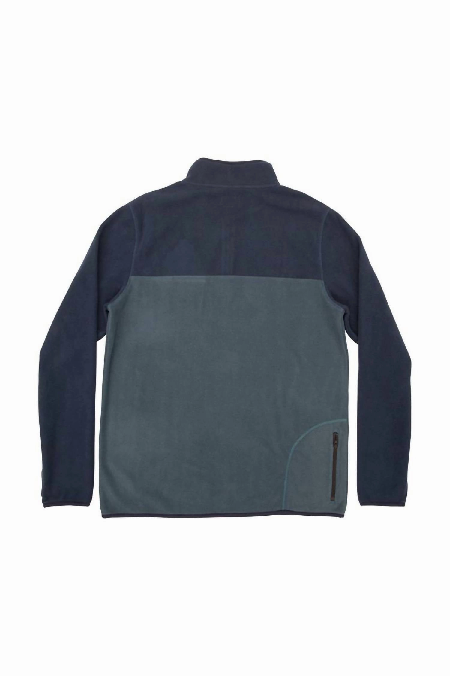 Men's Ballast Quarter Zip Fleece Pullover In Navy